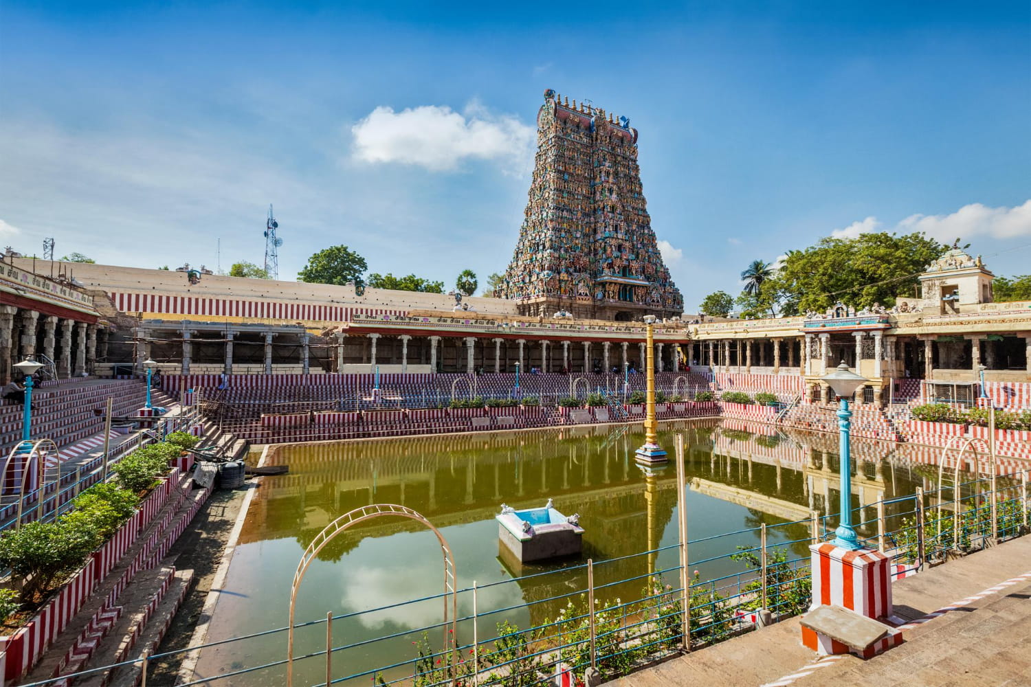 View of Sri meenakshi temple